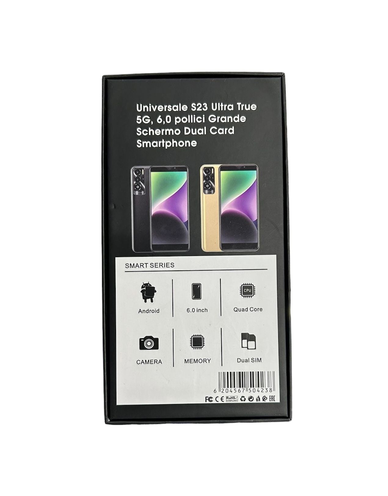 Universale S23 Ultra True 5G, 6,0 pollici Grande Schermo Dual Card
