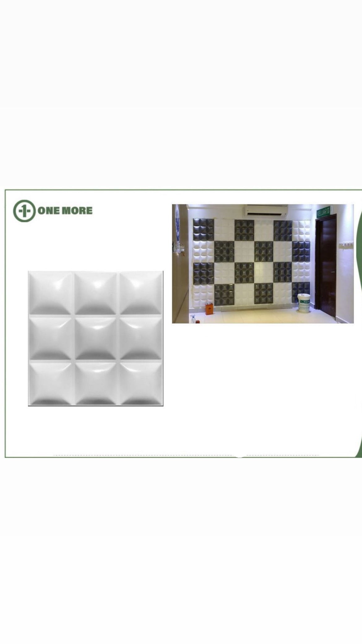 Pannelli a muro 3D,50x50cm pannelli decorativi 3d per parete, PVC Altamente Rigido, Indeformabile Riciclabile, Impermeabile, Termoresistente, Inodore