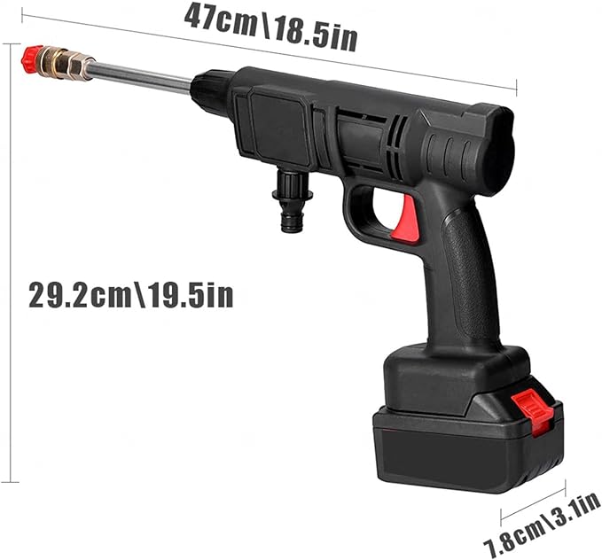 Idropulitrice elettrica ad alta pressione idropulitrice filtro schiuma macchina 48V 2 batterie autolavaggio ad alta pressione spina europea