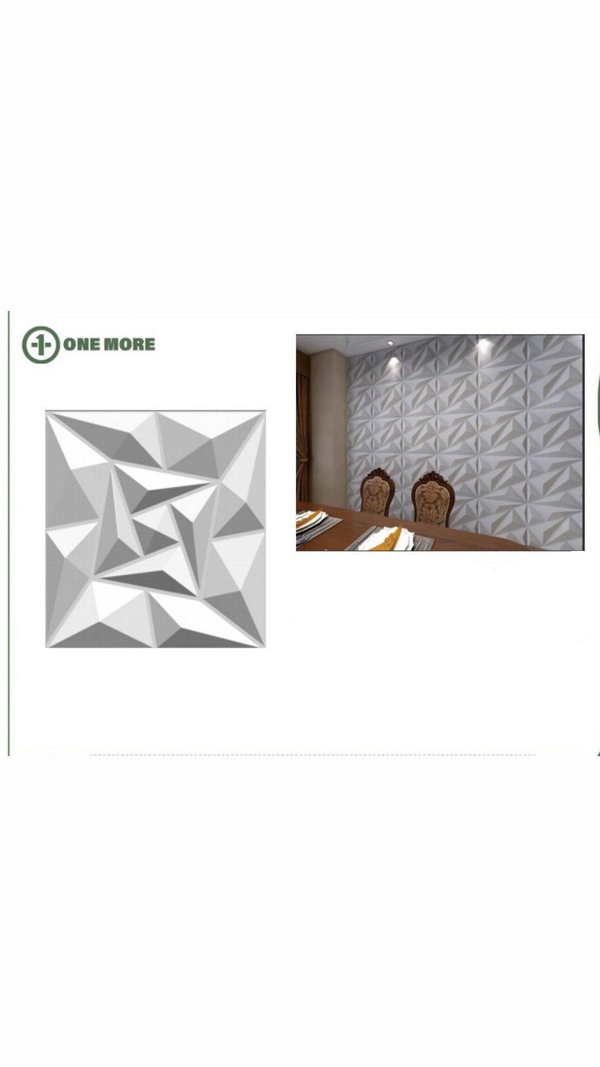 Pannelli a muro 3D,50x50cm pannelli decorativi 3d per parete, PVC Altamente Rigido, Indeformabile Riciclabile, Impermeabile, Termoresistente, Inodore