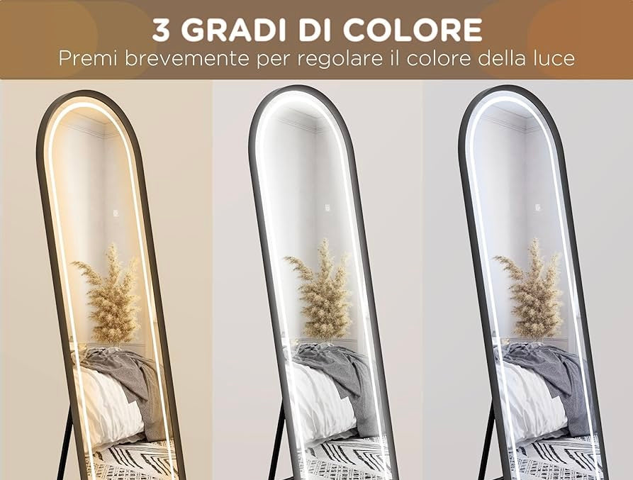 SPECCHIO LED DA TERRA