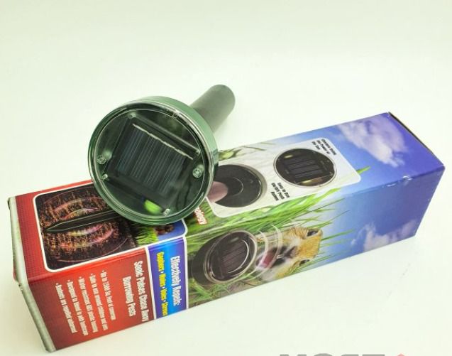 Repellente per roditori, talpe e insetti ricaricabile con batteria solare ad ultrasuoni