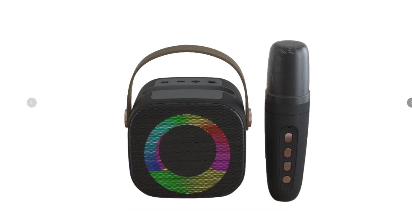 Mini Portable Wireless Bluetooth Speaker With Karaoke Microphone RGB Light
