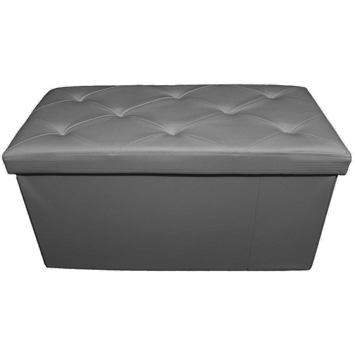 POUF CONTENITORE ECOPELLE PANCA