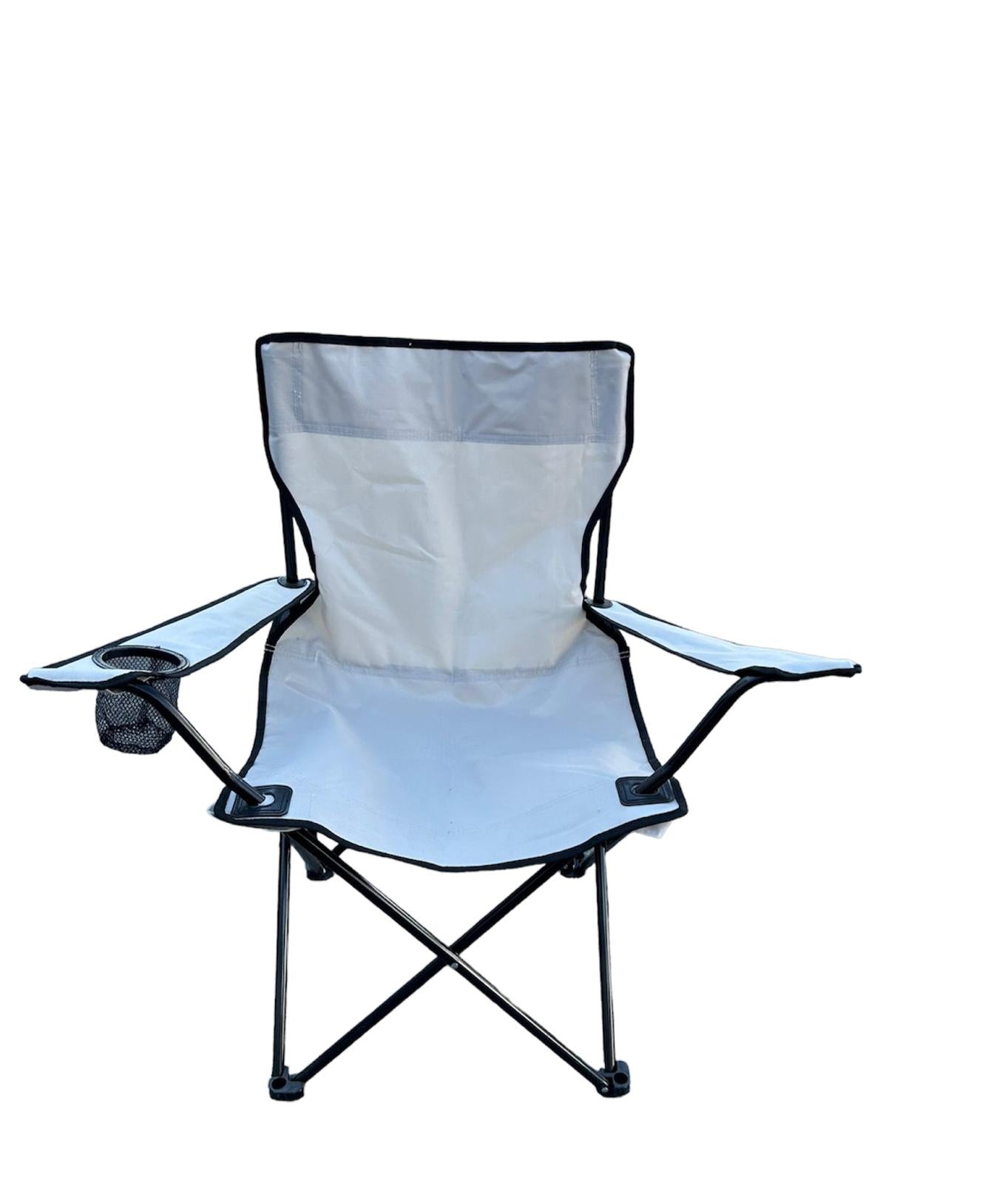 Sedia Da Campeggio Pieghevole Richiudibile Con Portabicchiere 48x40x80cm 615162