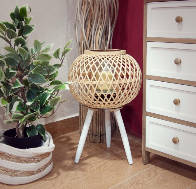 Lampada in bambù 46 cm