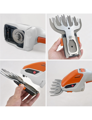 Tagliasiepi Elettrica Batteria 12V Forbice per Potatura Senza Fili Ricaricabile