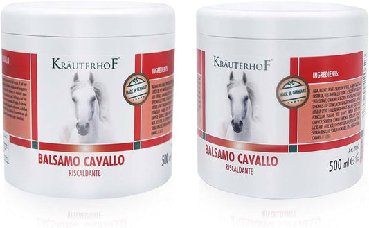 Balsamo del cavallo riscaldante, extra forte, gel massaggiante - Rimedio naturale per il sollievo muscolare
