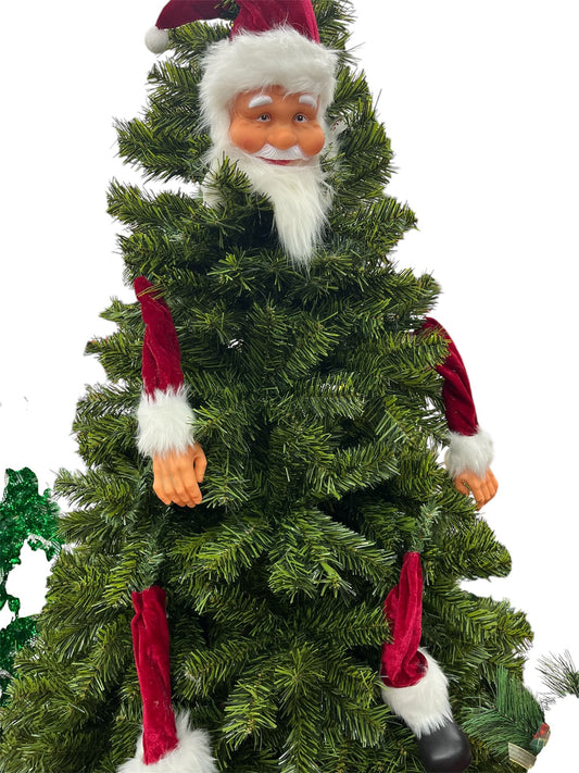 Grinch & Babbo Natale Decorazione per Albero di Natale Testa, braccia e gambe per l'albero di Natale
