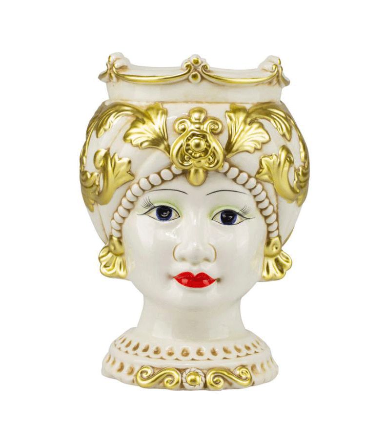 Teste di moro Regina & Re in ceramica siciliana