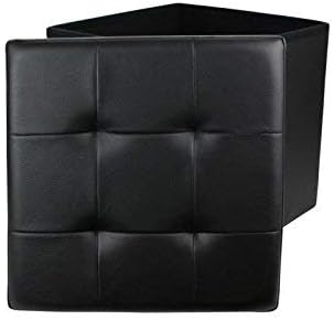 Pouf  Contenitore Ecopelle Swarovski Panca