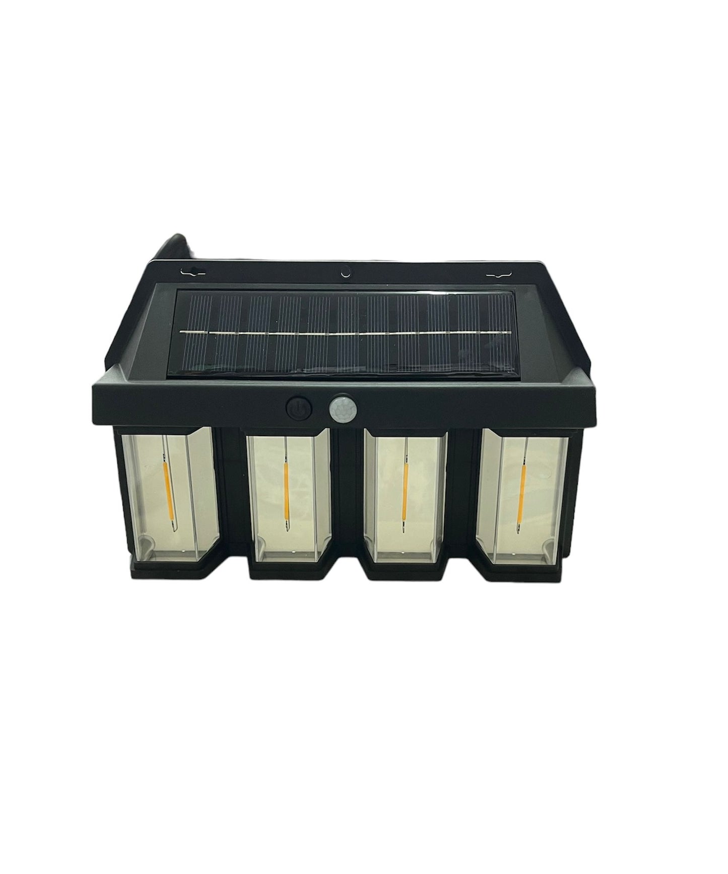 Lampada da Parete Sensore Crepuscolare e Movimento Luce Calda Solare 4 bLampadine LED