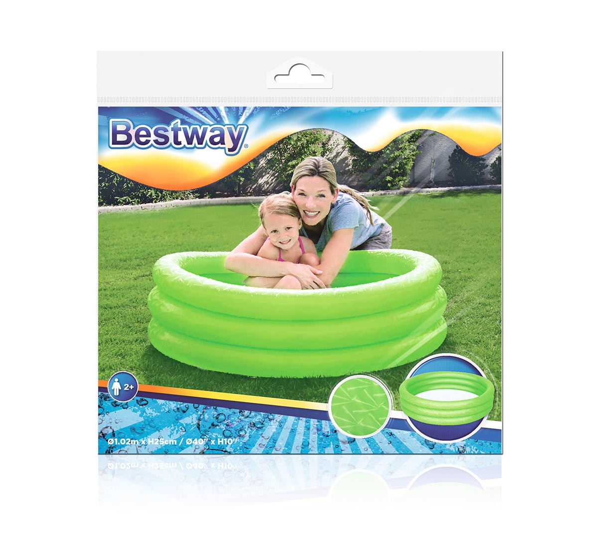 PISCINA BESTWAY 1,22 X 25 CM PER 2 ANNI