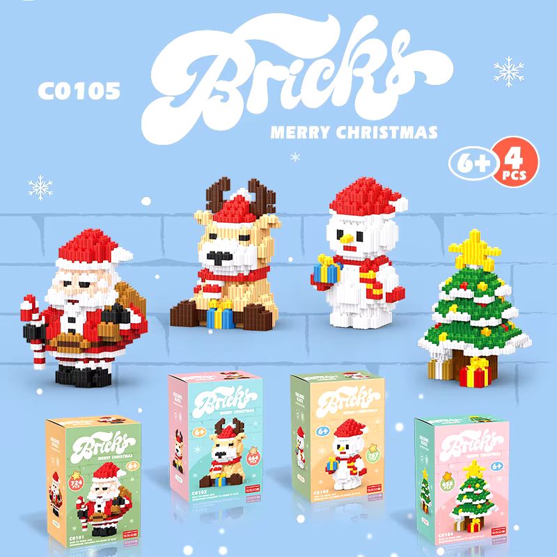 Costruzioni lego natalizi tante fantasie