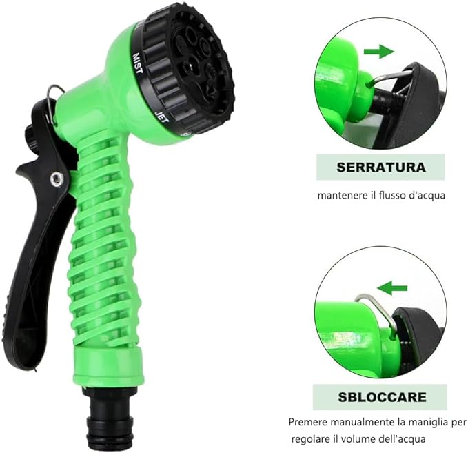 Tubo da Giardino Estensibile 15m
