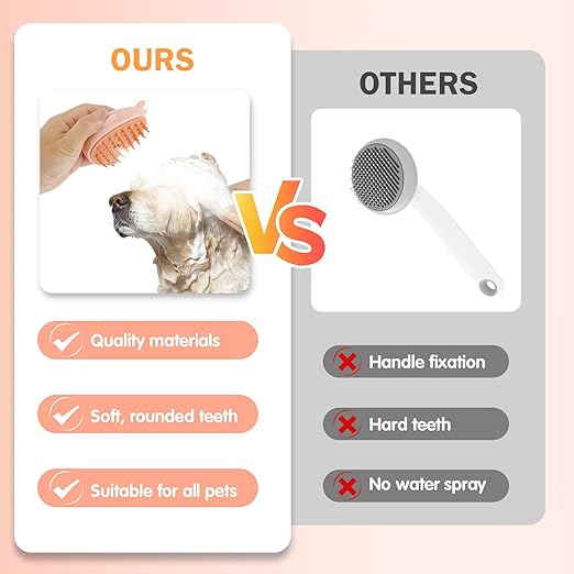 Riparato a vapore per gatto spargimento da 3 in 1 spruzzo di gatto a spruzzo con serbatoio dell'acqua USB Respacci a vapore ricaricata a vapore efficiente spazzola