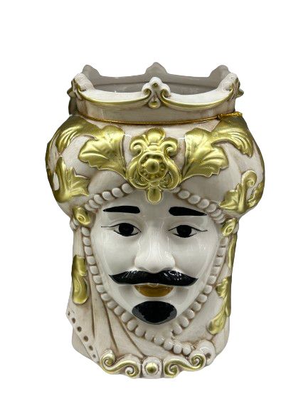 Teste di moro Regina & Re in ceramica siciliana