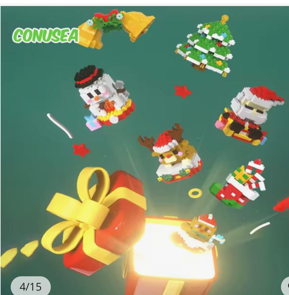 Costruzioni lego natalizi tante fantasie