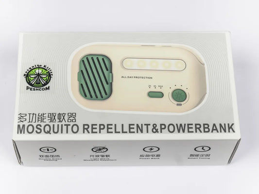 Fumigatore portatile contro le zanzare con piastre e lanterna +Powerbank