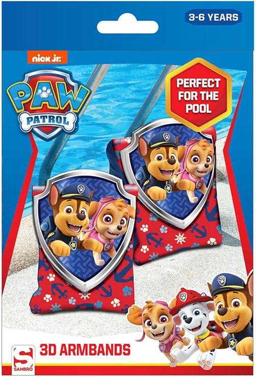 - Braccioli : Paw Patrol con Chase e Skye, per bambini da 3 a 6 anni,