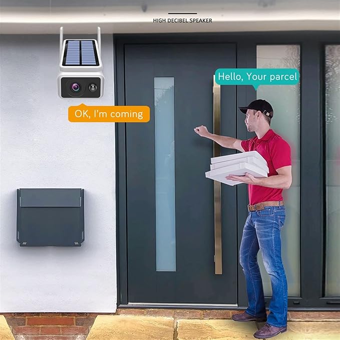 Telecamera di sicurezza solare wireless Telecamera WiFi di energia solare senza fili