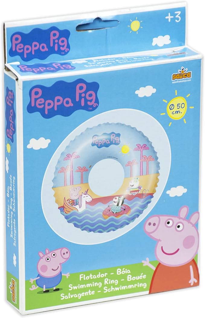 Ciambella Salvagente Peppa Pig, Diametro 50 cm