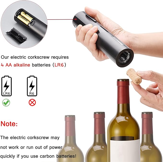 Apribottiglie elettrico professionale cavatappi elettrico professionale automatico