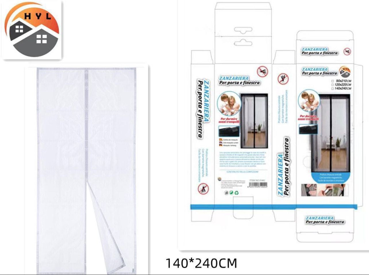 ZANZARIERA PER PORTA & FINESTRA