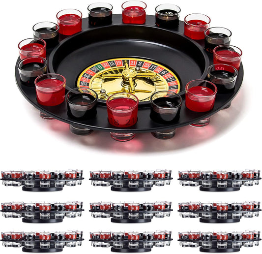 Gioco Drink Roulette 16 Bicchieri in vetro