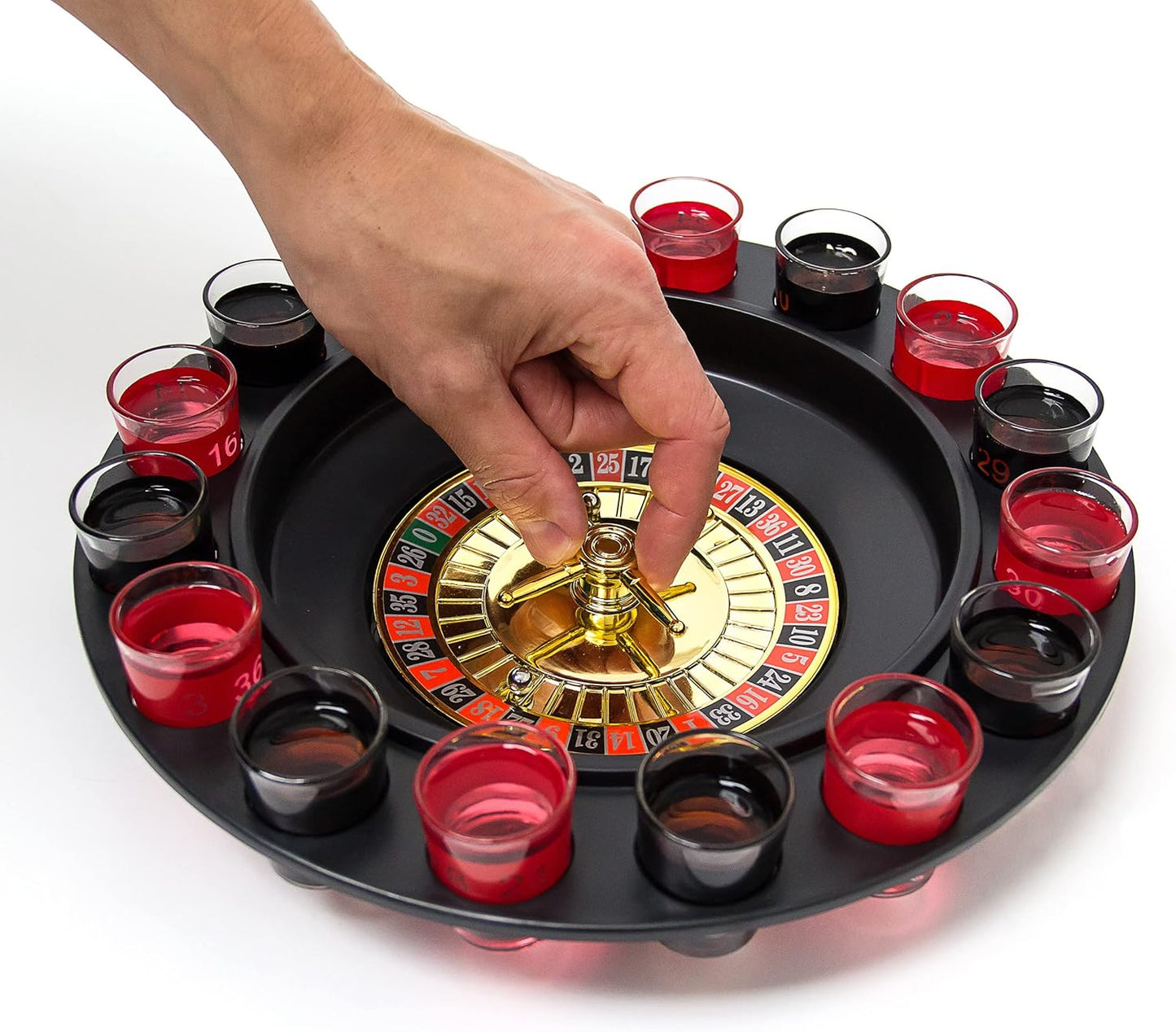 Gioco Drink Roulette 16 Bicchieri in vetro