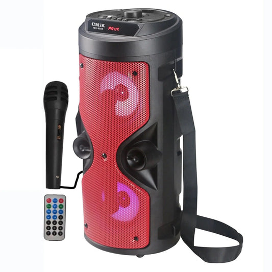Cassa Doppio altoparlante Bluetooth da 4 pollici con capacità della batteria di 1200mAh altoparlante esterno portatile con ingresso microfono