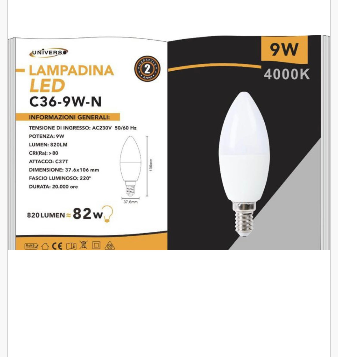 LAMPADINA
LED