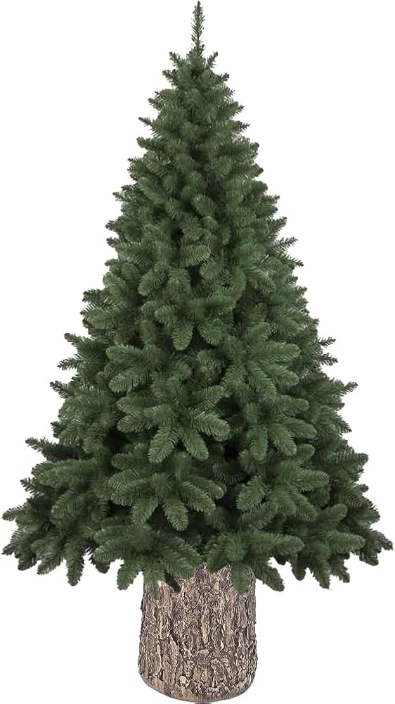 TRONCHI Base Supporto Albero di Natale in Resina, Tronco Realistico