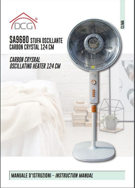 Stufa Elettrica al Carbonio Ventilatore da Pavimento 900W Bianco SA9680 DCG - Foto 2 di 3
Stufa Elettrica al Carbonio Ventilatore da Pavimento 900W Bianco SA9680 DCG - Foto 3 di 3

8
Stufa Elettrica al Carbonio Ventilatore da Pavimento 900W Bianco SA9680