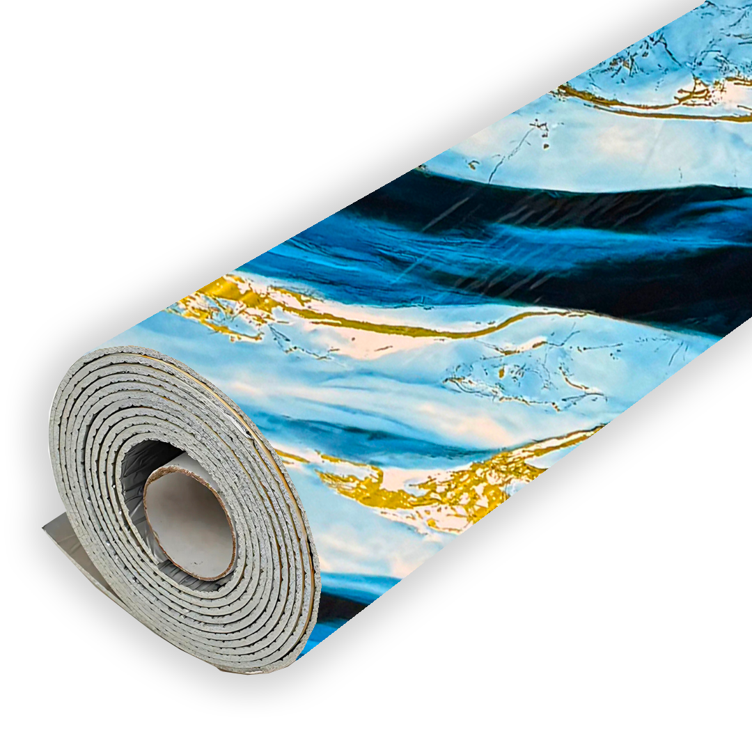 Rotolo Adesivo da Parete Marmorizzato - 120x300 cm