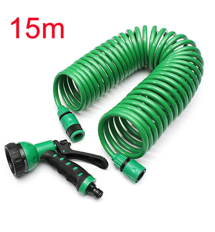 tubo da giardino tubo flessibile telescopico per acqua di sorgente tubi in plastica autolavaggio pistola ad acqua spruzzatore da giardino irrigazione strumenti di irrigazione