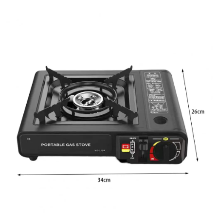 Fornello a Gas fornello a Gas portatile a doppio uso fornello a cassetta fortemente compatibile Mini fornello da campeggio bruciatore fornitura da campeggio
