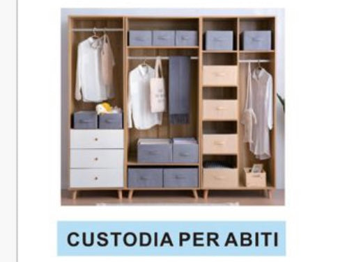 CUSTODIA PER ABITI
60*100cm