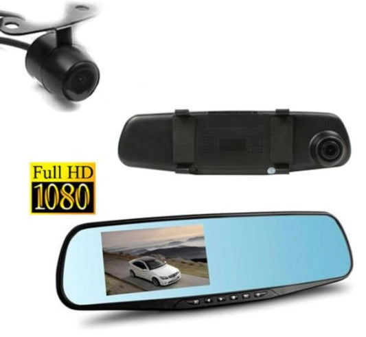 AUTO SPECCHIETTO RETROVISORE FULL HD 1080P TELECAMERA VIDEOCAMERA PARCHEGGIO