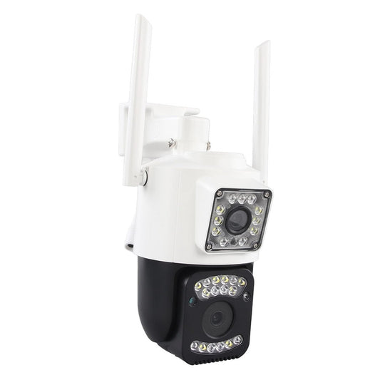 Telecamera videocamera IP WiFi con doppio obiettivo 2MP 1080p