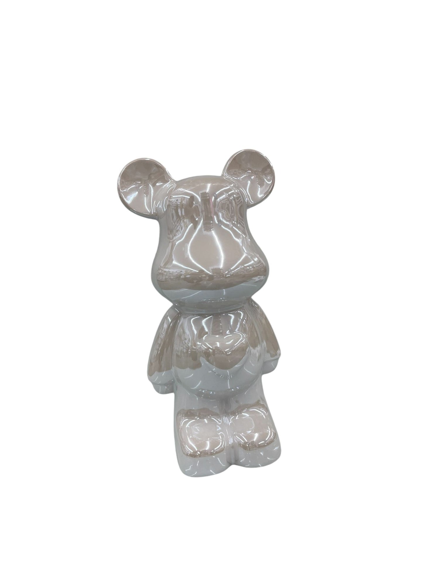 Salvadanaio Decorazione A Forma Di Orso Di Lusso In Ceramica (GRANDE)  GRANDE 35X11CM