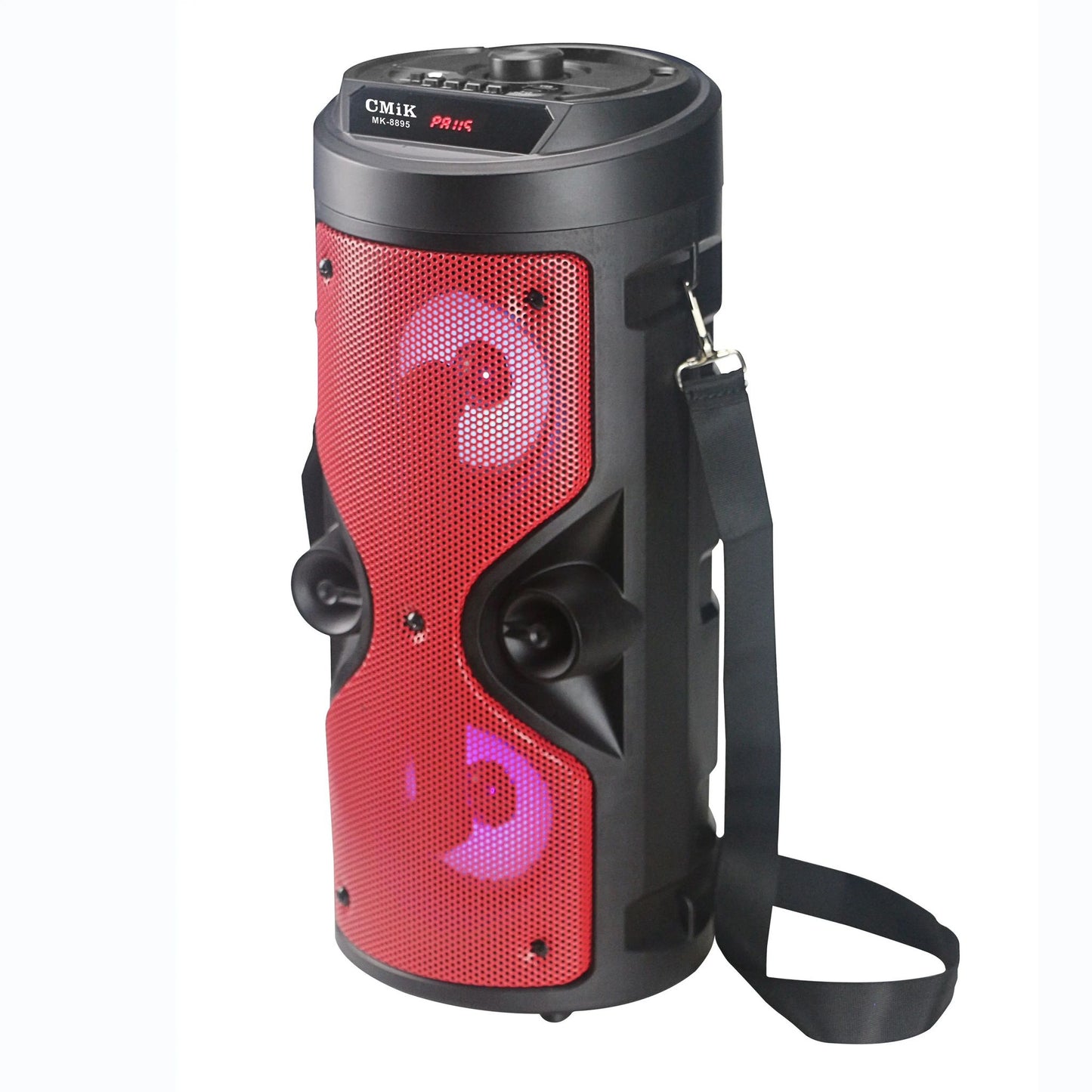 Cassa Doppio altoparlante Bluetooth da 4 pollici con capacità della batteria di 1200mAh altoparlante esterno portatile con ingresso microfono