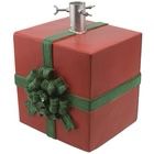 Base Albero di Natale a Forma di Pacco Regalo con Supporto Universale 26x24x32cm