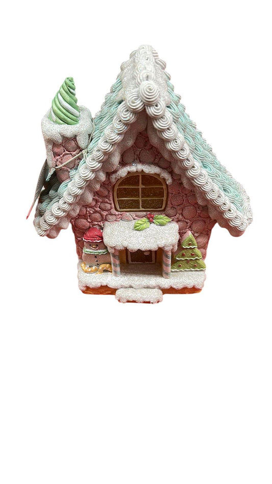 Decorazione Natalizia  Casa di pan di zenzero, argilla