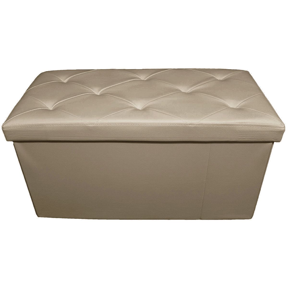 POUF CONTENITORE ECOPELLE PANCA