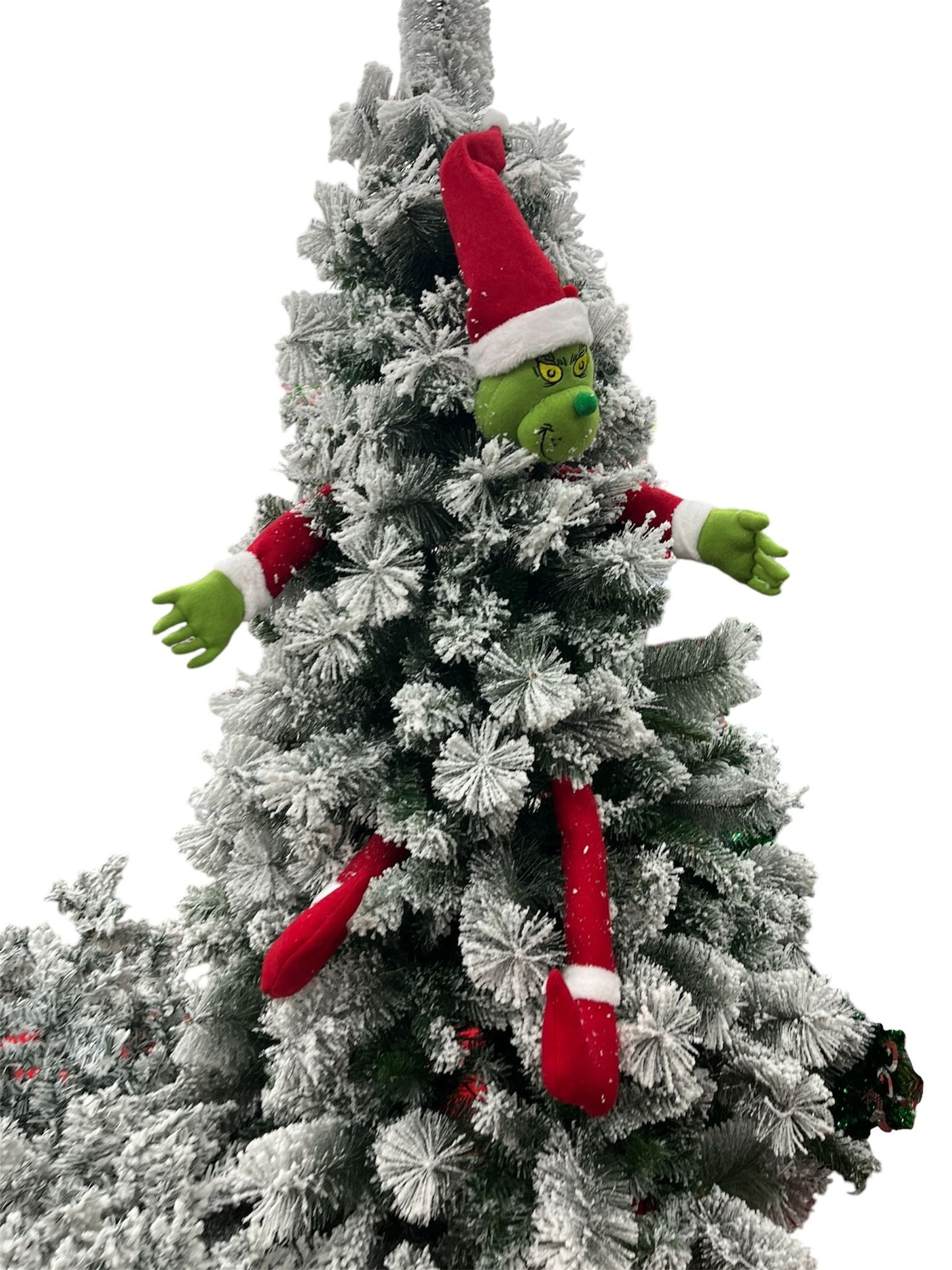 Grinch & Babbo Natale Decorazione per Albero di Natale Testa, braccia e gambe per l'albero di Natale