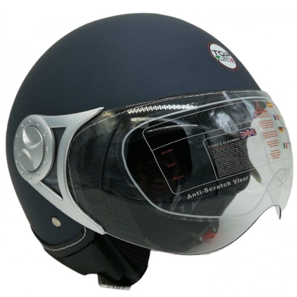 CASCO JET SIRIO MATT OPACO MOTO SCOOTER OMOLOGATO VISIERA REMOVIBILE UOMO/DONNA