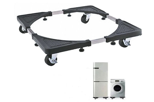 Base supporto frigo con ruote base mobile frigorifero lavatrice 60x60cm